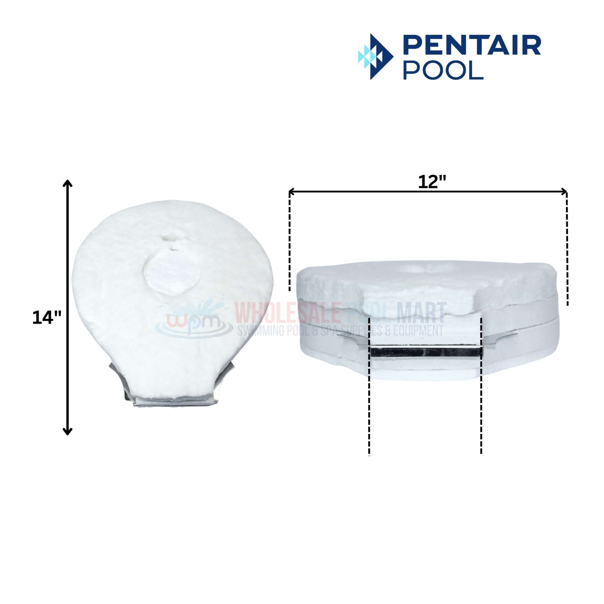 Pentair Tube Sheet Coil Assembly for MasterTemp 125 Heaters, 12" x 14", available at Wholesale Pool Mart WPM.