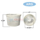 ARG Heavy Duty Skimmer Basket BHD009 dimensions 8" x 5 3/8", compatible with Hayward, available at Wholesale Pool Mart WPM.