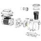 Aladdin Diffuser O-Ring O-395 diagram for SuperMax and SuperFlo Pumps by Wholesale Pool Mart WPM