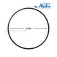 Aladdin O-636 Jandy Neverlube Valve Cover O-Ring | R0465700, black rubber o-ring, 3 7/8 inches, wholesale pool supplies.