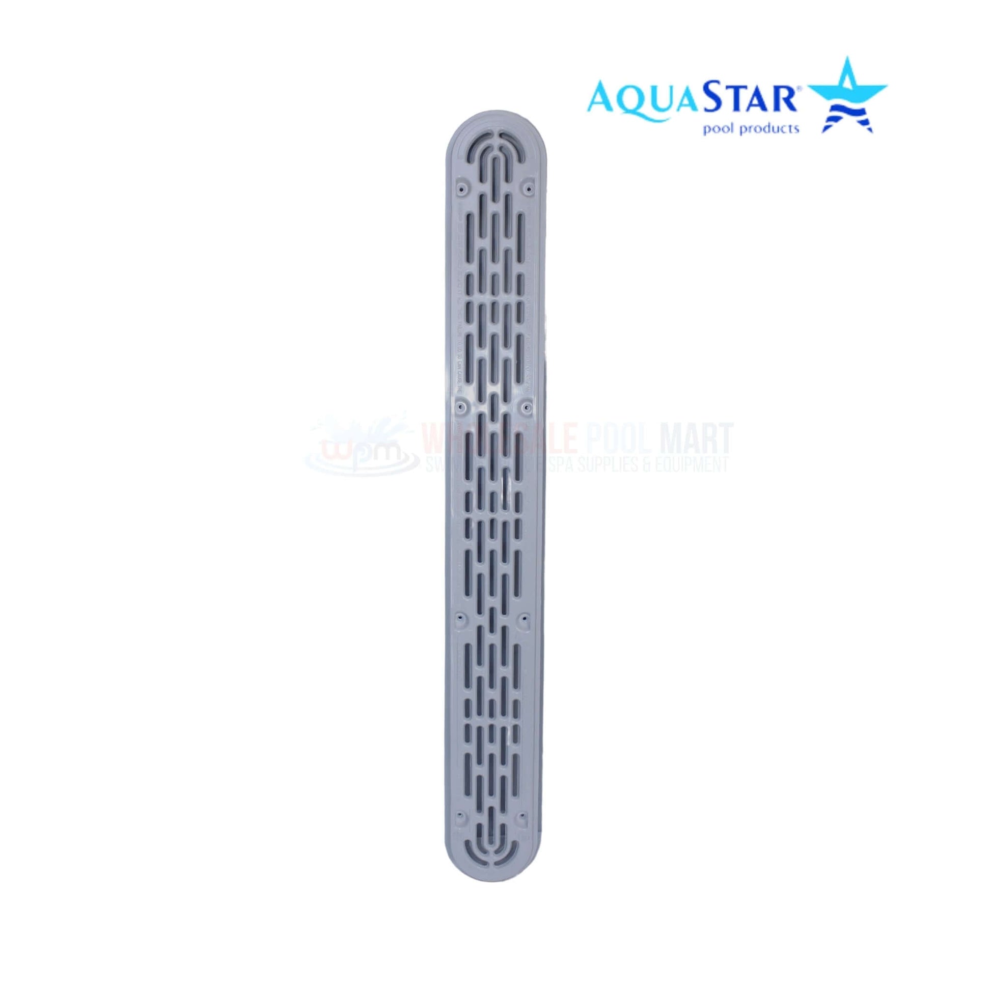 AquaStar 32" Channel Drain with Flat Grate for pools from Wholesale Pool Mart WPM, SKU 32CDFLFR103.