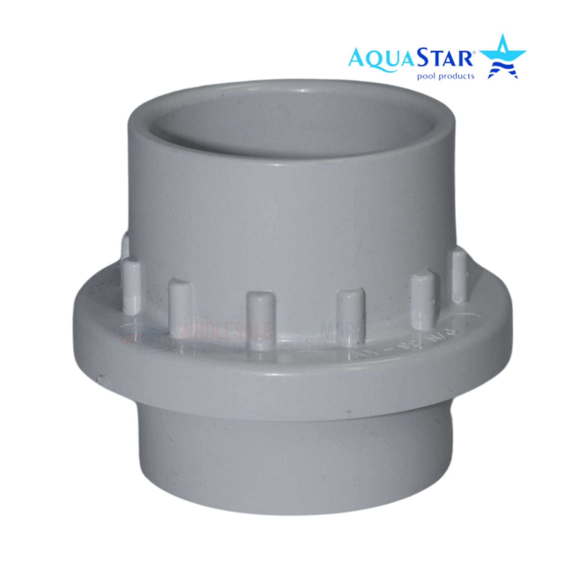 AquaStar Light Niche Return Fitting for 1.5" Pipe in gray, SKU 3603, by Wholesale Pool Mart WPM.