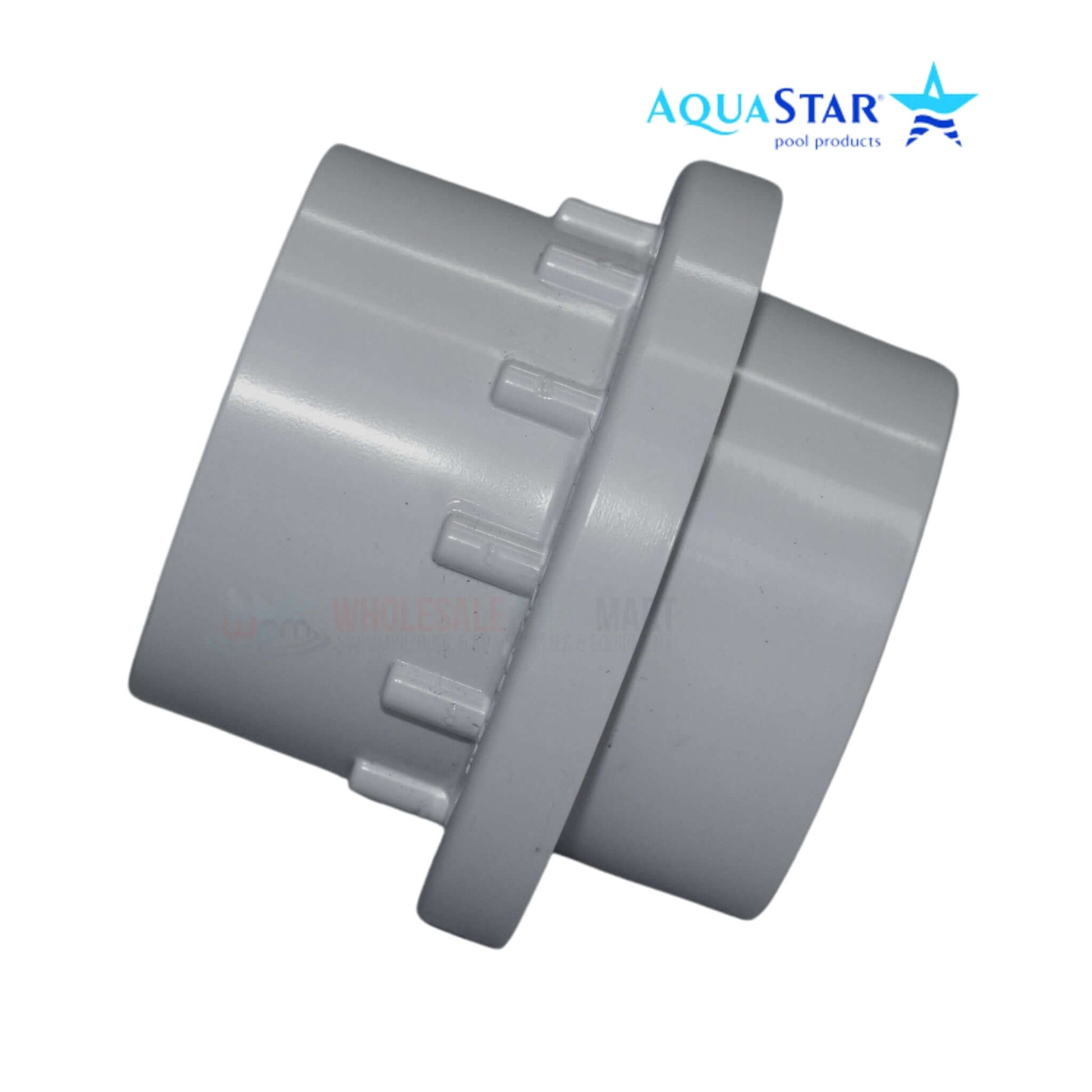 AquaStar Light Niche Return Fitting for 1.5" Pipe, durable UV-resistant ABS, SKU 3603, available at Wholesale Pool Mart WPM.