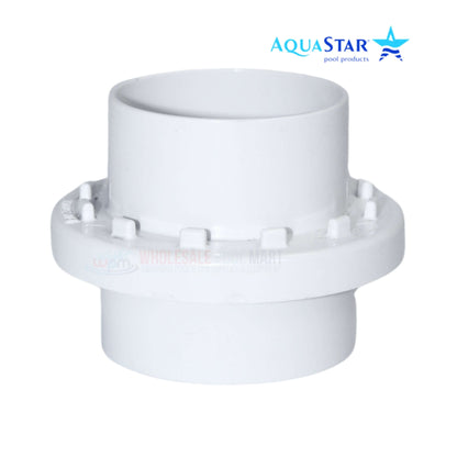 AquaStar Light Niche Return Fitting for 2" Pipe, durable white construction, SKU 3701, from Wholesale Pool Mart WPM.