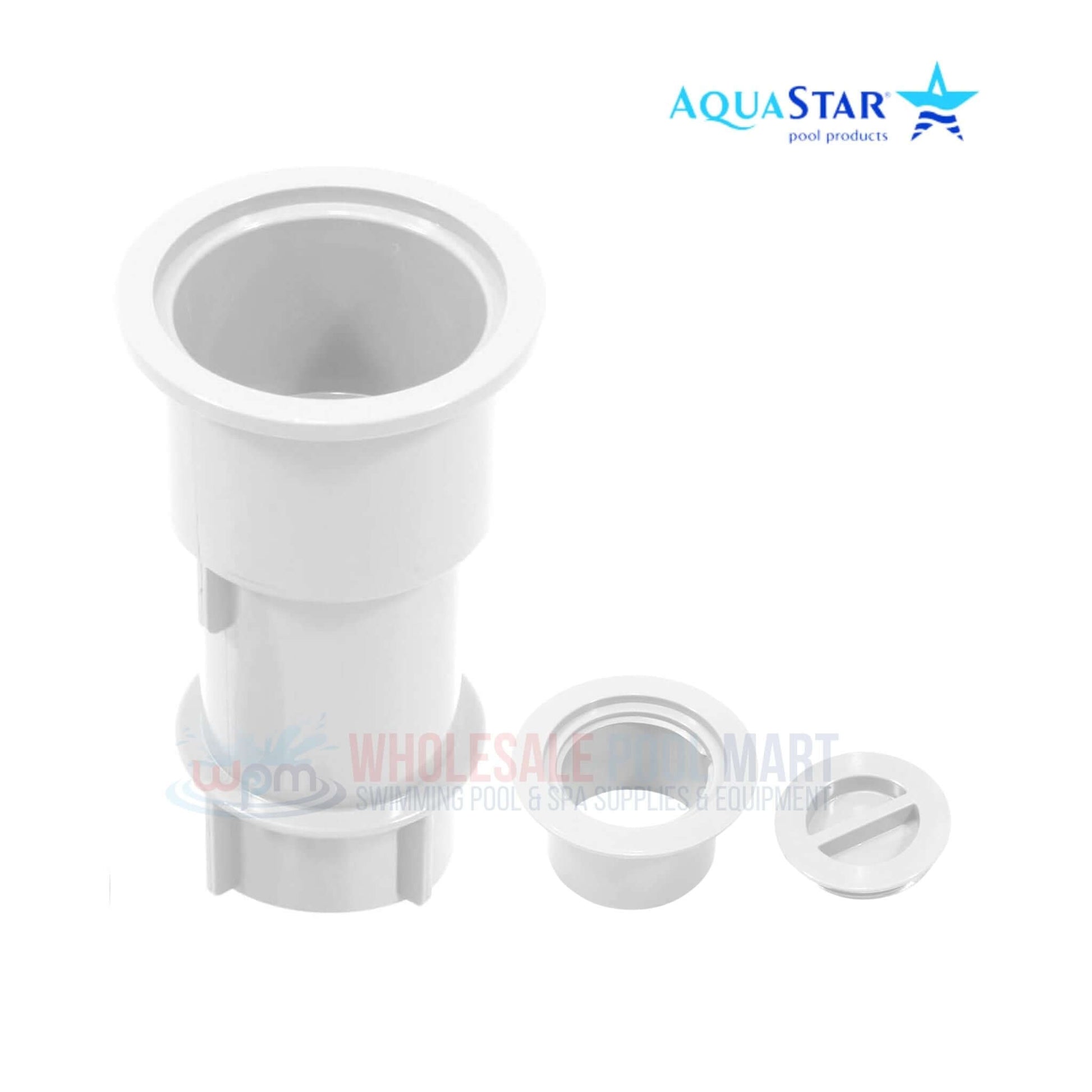 AquaStar Umbrella Stand with Sleeve and Center Cap SMUS101 for pool installation, available at Wholesale Pool Mart WPM.