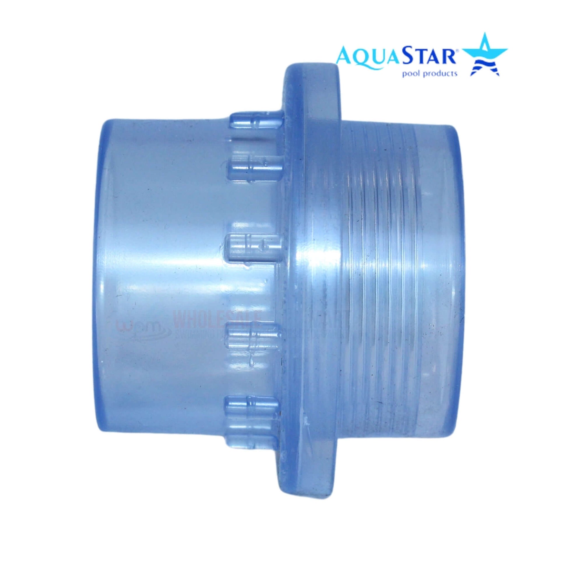 AquaStar Light Niche Return Fitting for 1.5" pipe, durable UV-resistant ABS, 3600, Wholesale Pool Mart WPM