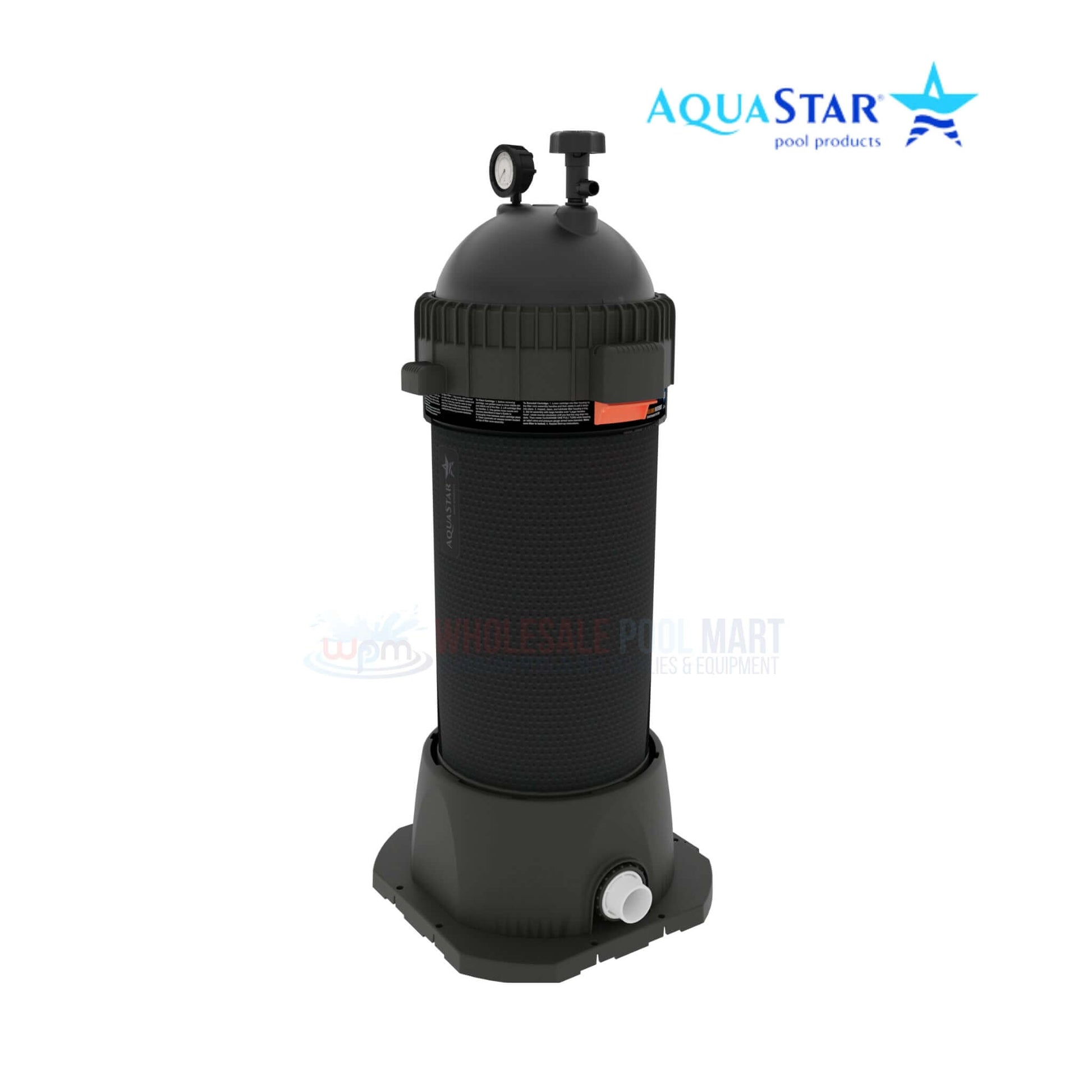 AquaStar Pipeline Cartridge Filter PLF35000 for pools up to 35,000 gallons at Wholesale Pool Mart WPM