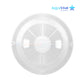 AquaStar Round Skimmer Lid RT101 in white, 9.9 inches, durable for pool skimmers from Wholesale Pool Mart (WPM).