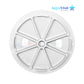 AquaStar Round Skimmer Lid RT101 in white, 9.9 inches, compatible with AquaStar and Sta-Rite/Pentair. Wholesale Pool Mart WPM.