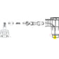 Aquastar Sectional Hose Skimmer Cone Adapter HWN152 diagram, compatible with Hayward AXV093CP, from Wholesale Pool Mart WPM.