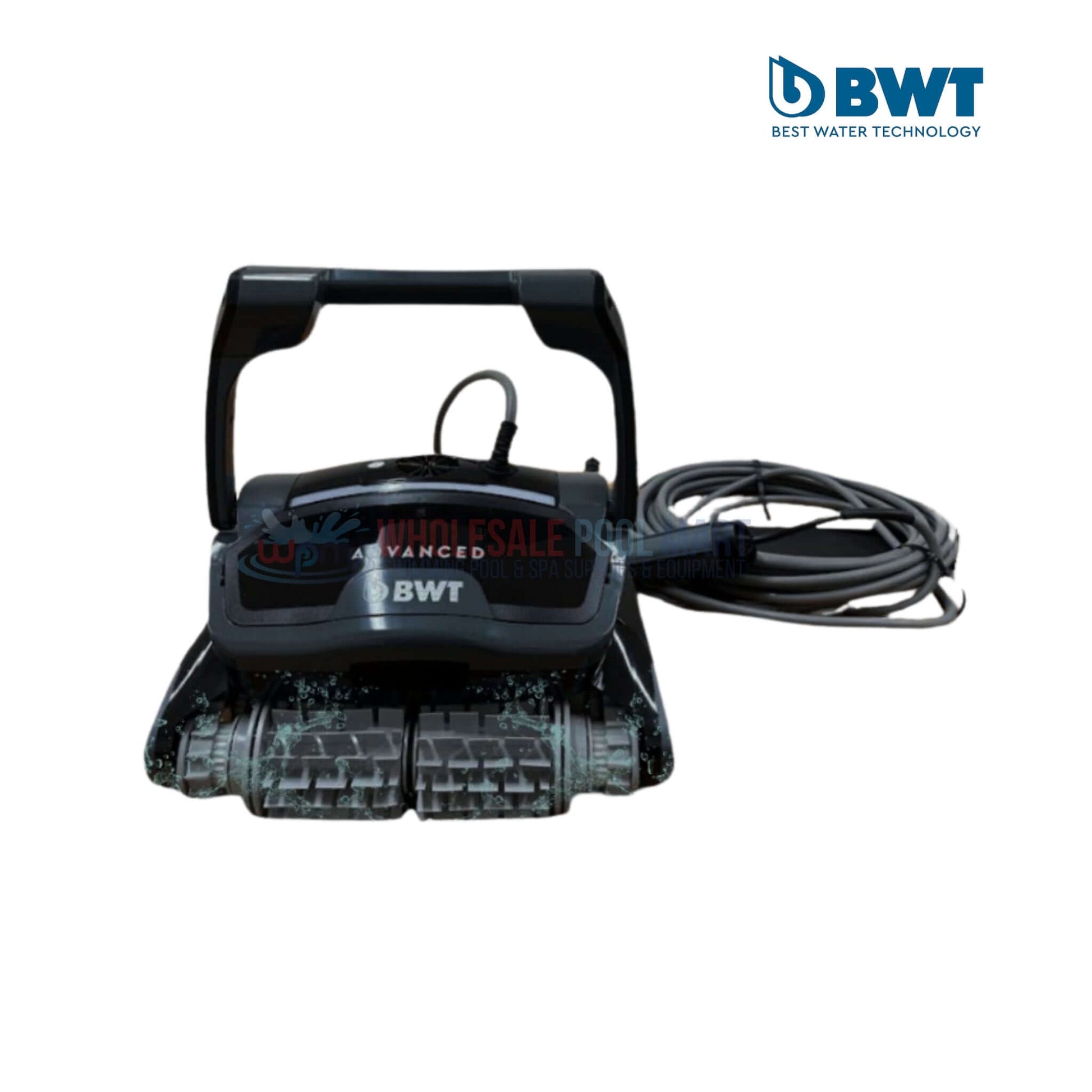 BWT Advanced Pro 600 Robotic Pool Cleaner with 60 ft cord from Wholesale Pool Mart WPM for efficient pool cleaning.