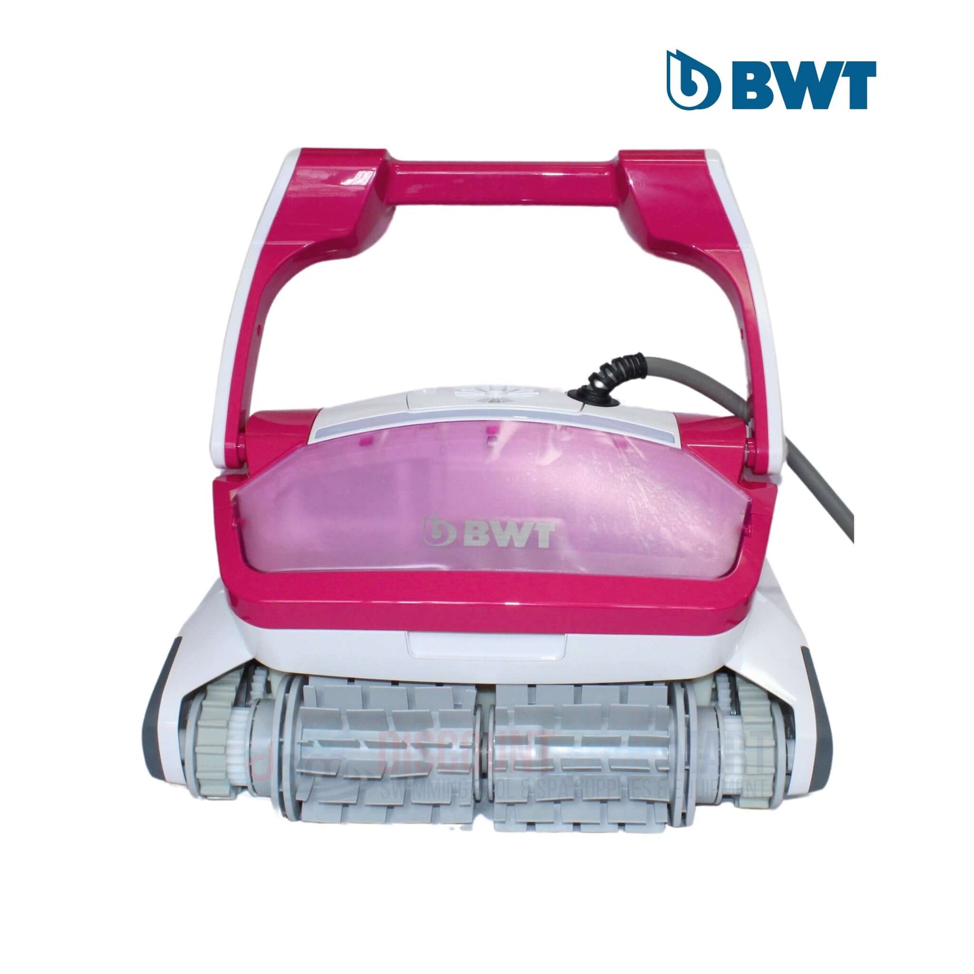 BWT D600 Pool Robotic Cleaner from Wholesale Pool Mart WPM, featuring app control and a 60 ft cord for efficient cleaning.