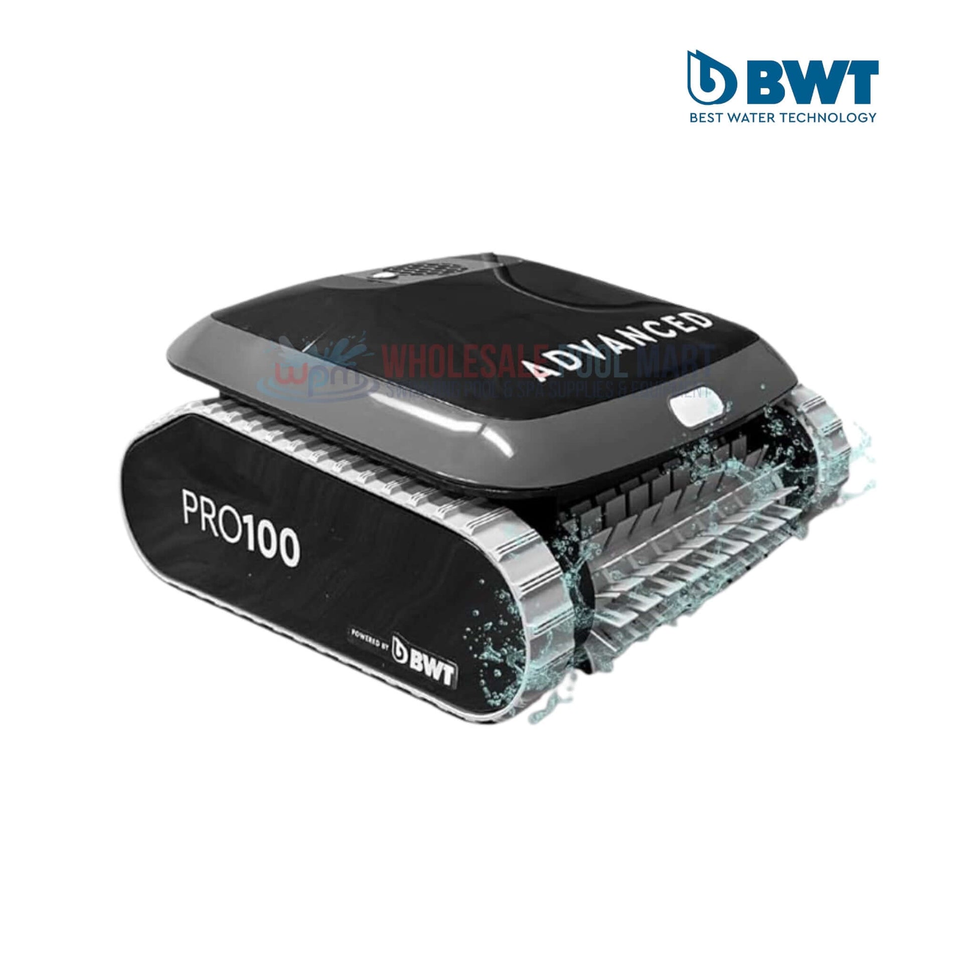 BWT Advanced Pro 100 Robotic Pool Cleaner at Wholesale Pool Mart WPM, designed for easy cleaning of above-ground pools.