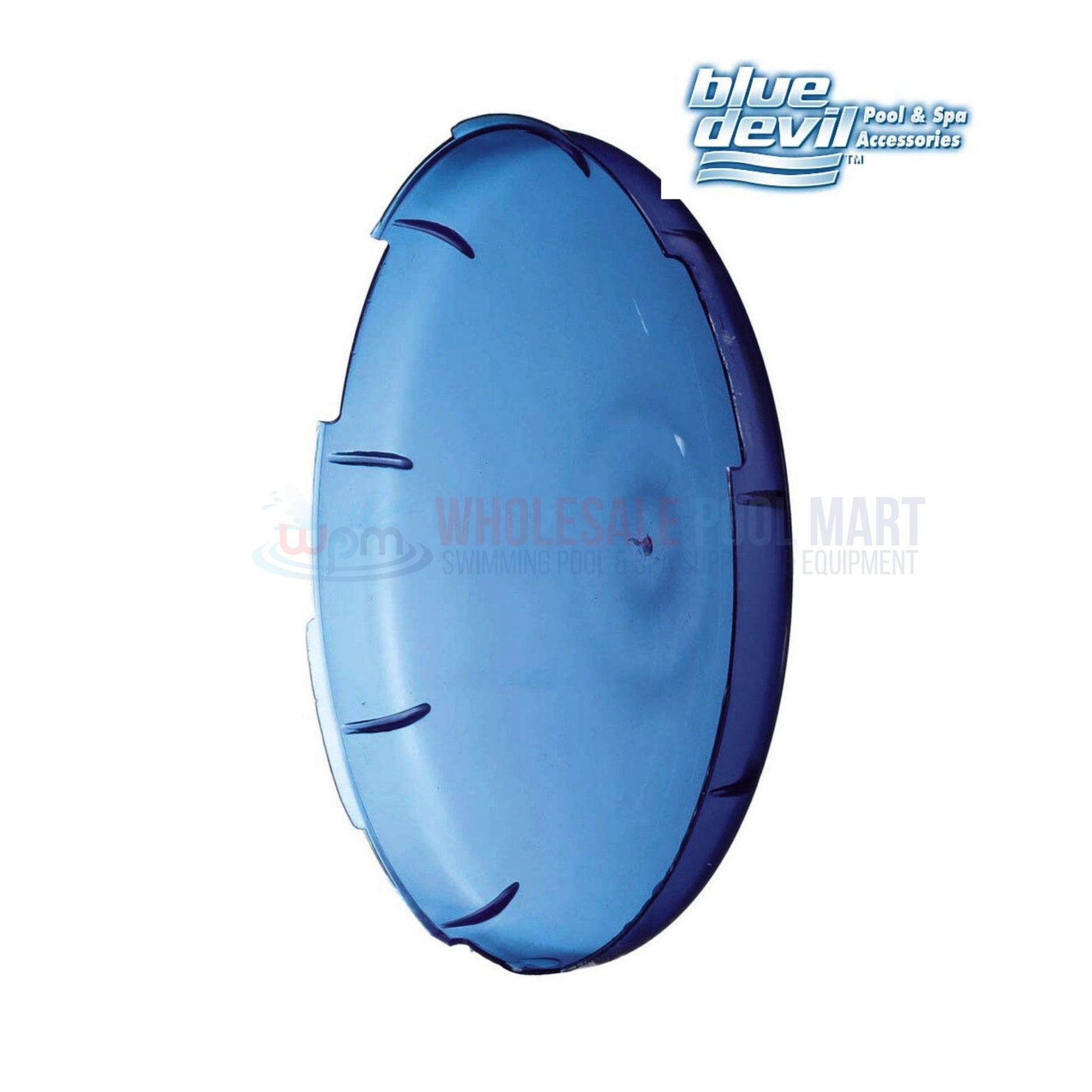 Blue Devil Pool Light Blue Lens Cover B8481 by Wholesale Pool Mart WPM, 7.5" diameter, durable, easy to install.