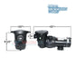 Blue Devil Above Ground Pump B8375 with dimensions for installation from Wholesale Pool Mart WPM.