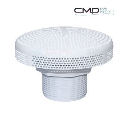 CMP Main Drain Cover 175 GPM White 25215-000-000 by Wholesale Pool Mart, durable and efficient for fiberglass pools.