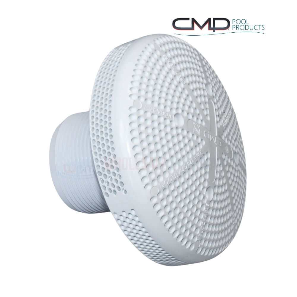 CMP Main Drain Cover 25215-000-000 - 175 GPM White for Pools by Wholesale Pool Mart WPM