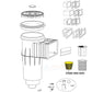 Illustration of CMP Heavy Duty Basket for Pentair Admiral S20 Skimmers 27182-200-000 | Wholesale Pool Mart WPM
