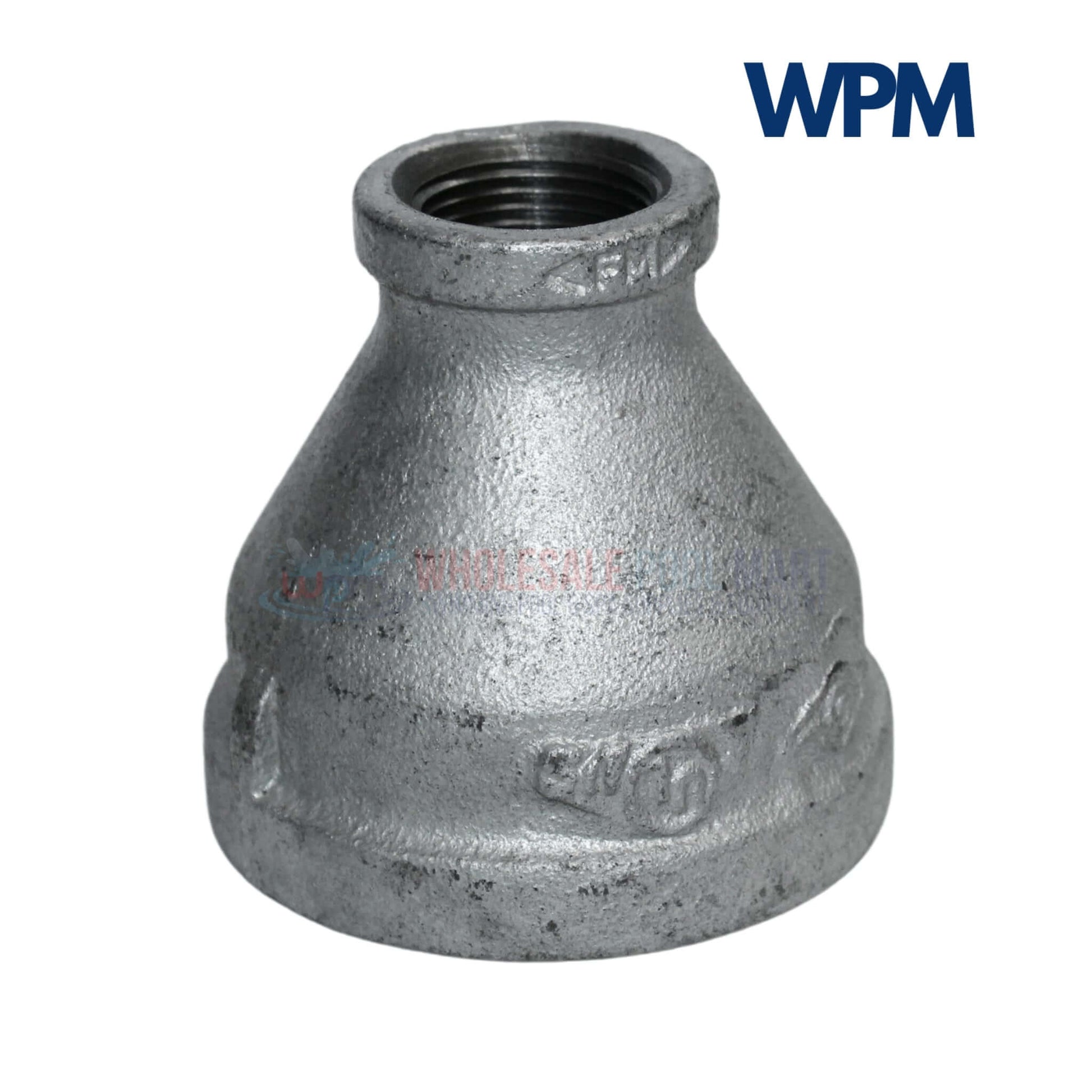 Galvanized Reducer Bushing, bell-type reducing coupling 2" x 3/4", Wholesale Pool Mart WPM