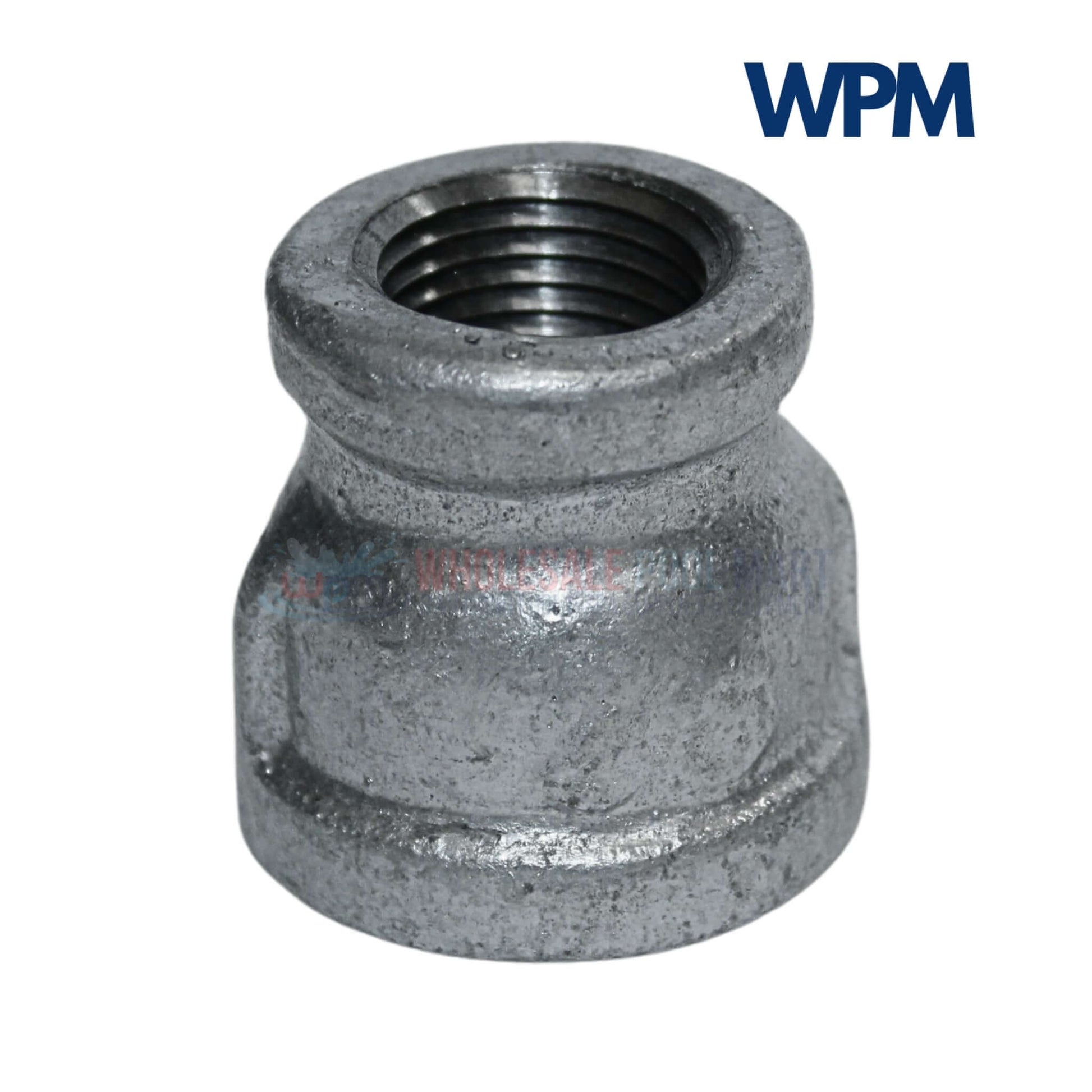 Galvanized Rigid Reducer Bushing 3/4" x 1/2" by Wholesale Pool Mart WPM for electrical conduit systems.