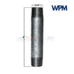 Galvanized Steel Nipple 3/4" x 6" from Wholesale Pool Mart WPM for reliable plumbing solutions.