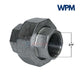 Galvanized Malleable Union 3/4" by Wholesale Pool Mart WPM, durable fitting for plumbing and gas systems.