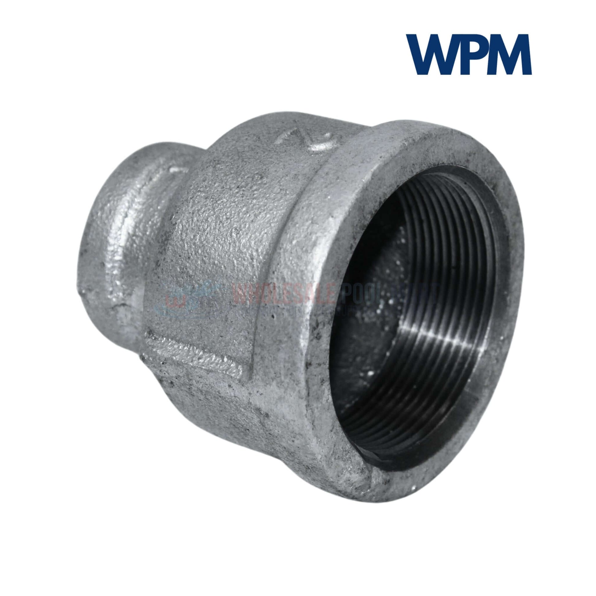 Galvanized Reducer Bushing bell type reducer coupling 2 inch x 1 inch by Wholesale Pool Mart WPM.