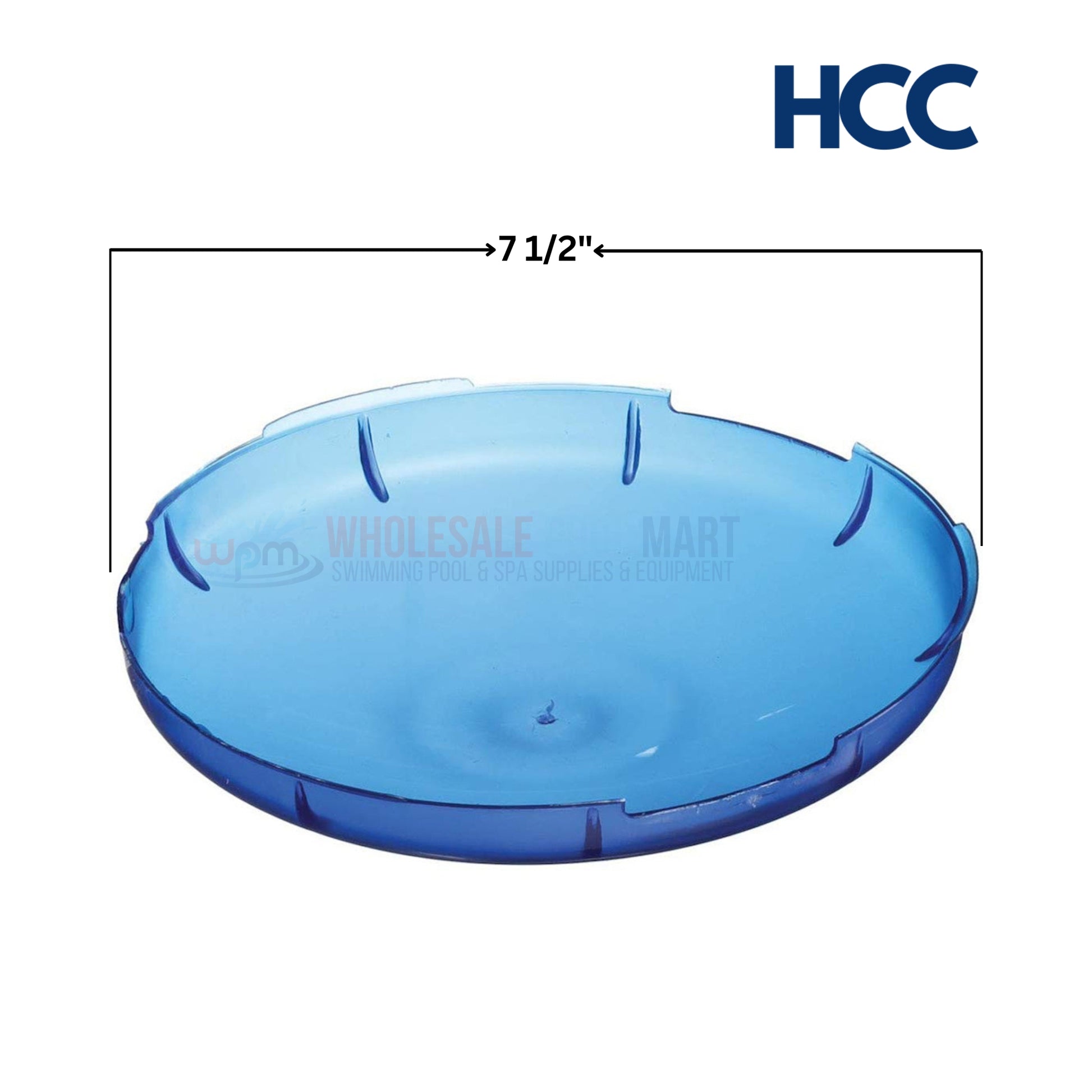 HCC Blue Lens Cover for Amerlite Pool Lights, 7.5 inch, available at Wholesale Pool Mart WPM.