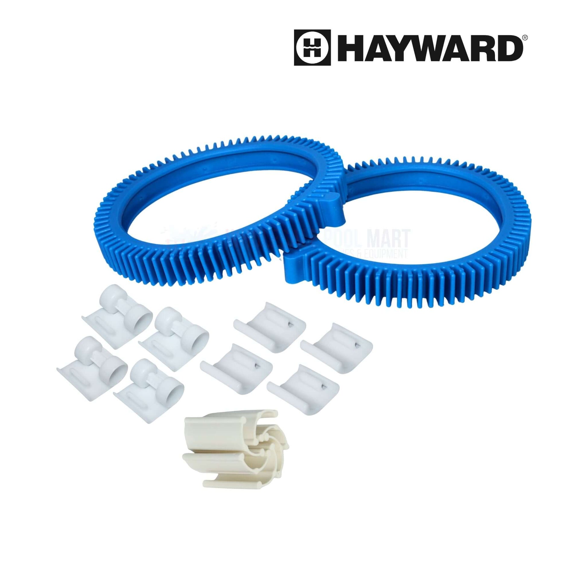 Hayward Poolvergnuegen 2-Wheel Cleaner Tune-Up Kit with standard tires and replacement parts. SKU 896584000-426. Wholesale Pool Mart WPM.