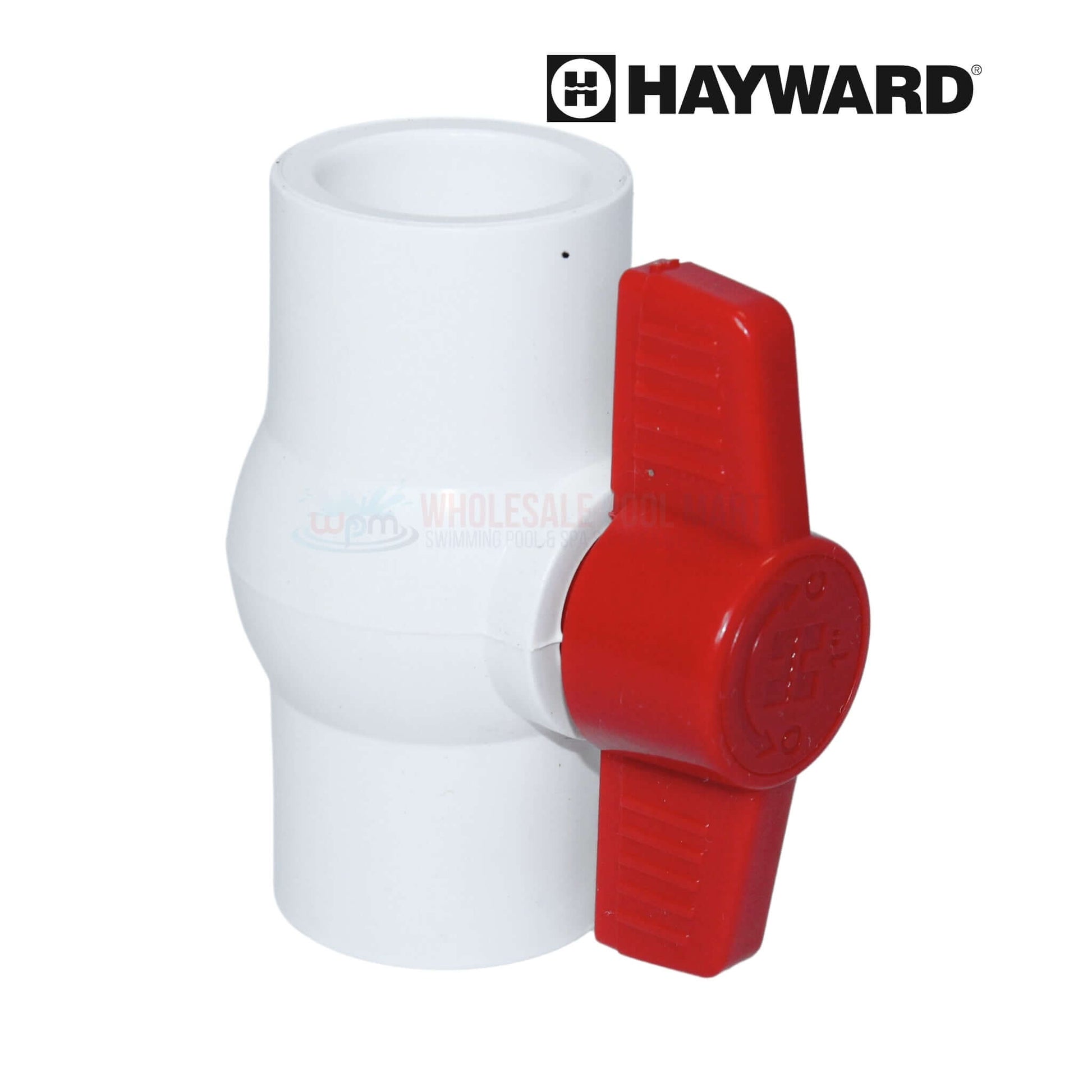 Hayward QVC Compact Ball Valve for efficient flow control, PVC body & EPDM O-rings, available at Wholesale Pool Mart. SKU: QVC1010SSEW