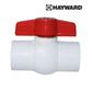 Hayward QVC Compact Ball Valve with red handle for efficient flow control, SKU QVC1010SSEW, Wholesale Pool Mart WPM.