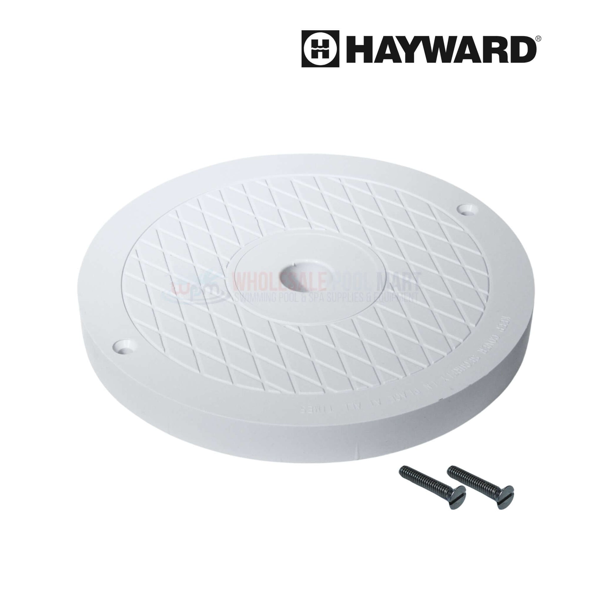 Hayward skimmer lid for SP1080 Series, 10" durable plastic cover with screws, SPX1084R - Wholesale Pool Mart WPM.