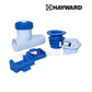 Hayward pool cleaner parts for PBS40JST, featuring a valve and fittings, available at Wholesale Pool Mart WPM.