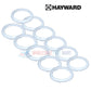 Hayward pool cleaner replacement rings in white from Wholesale Pool Mart, ideal for maintaining pool equipment.