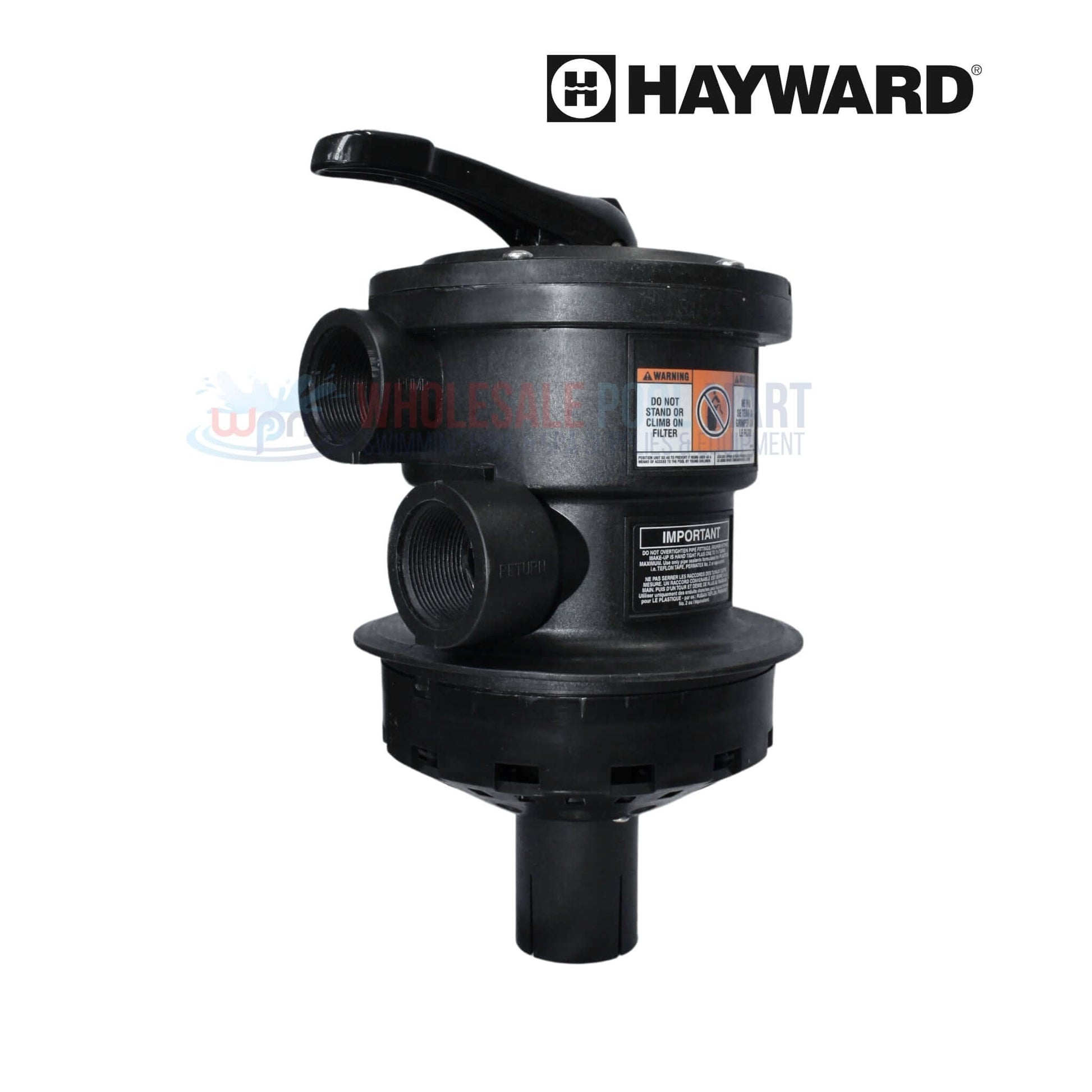 Hayward Top Mount Vari-Flo Multiport Valve with Clamp | 1.5 inch | SP0714T from Wholesale Pool Mart WPM