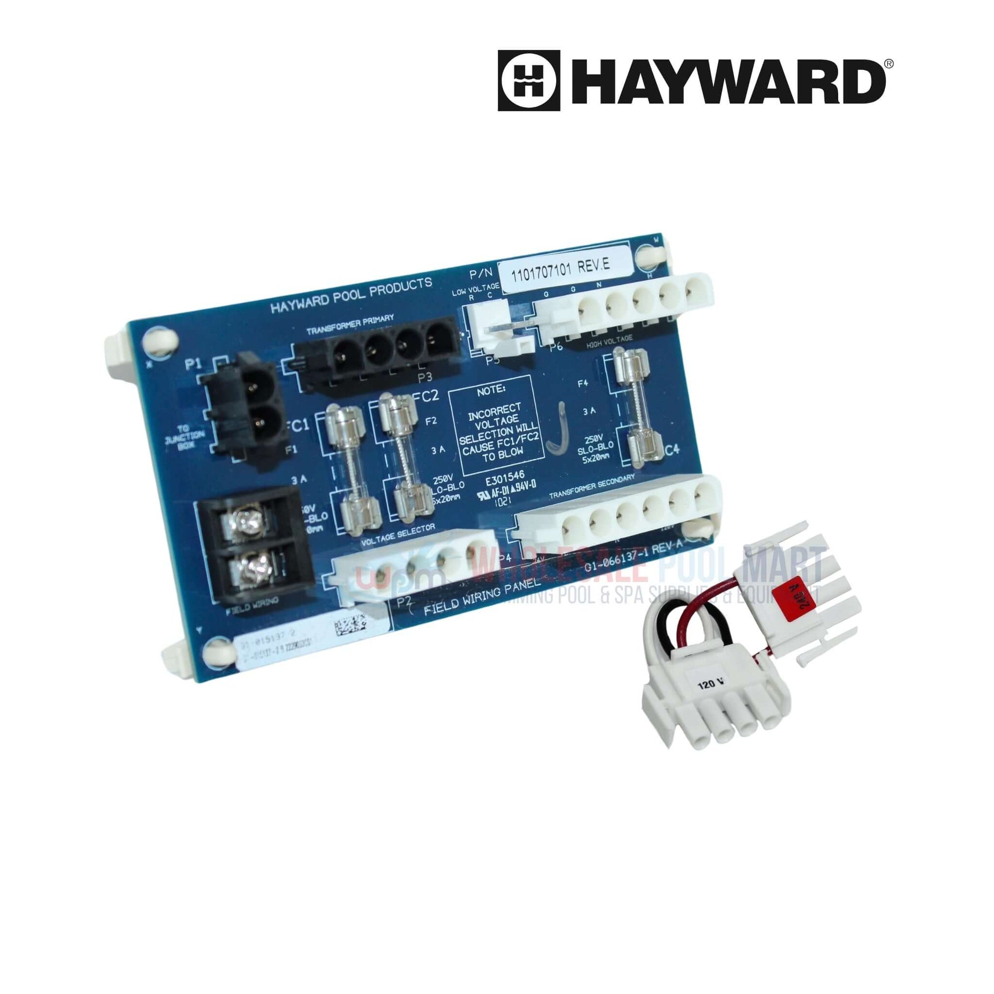 Hayward Transformer Fuse Board IDXL2FSB1930 for H-Series heaters, available at Wholesale Pool Mart WPM.