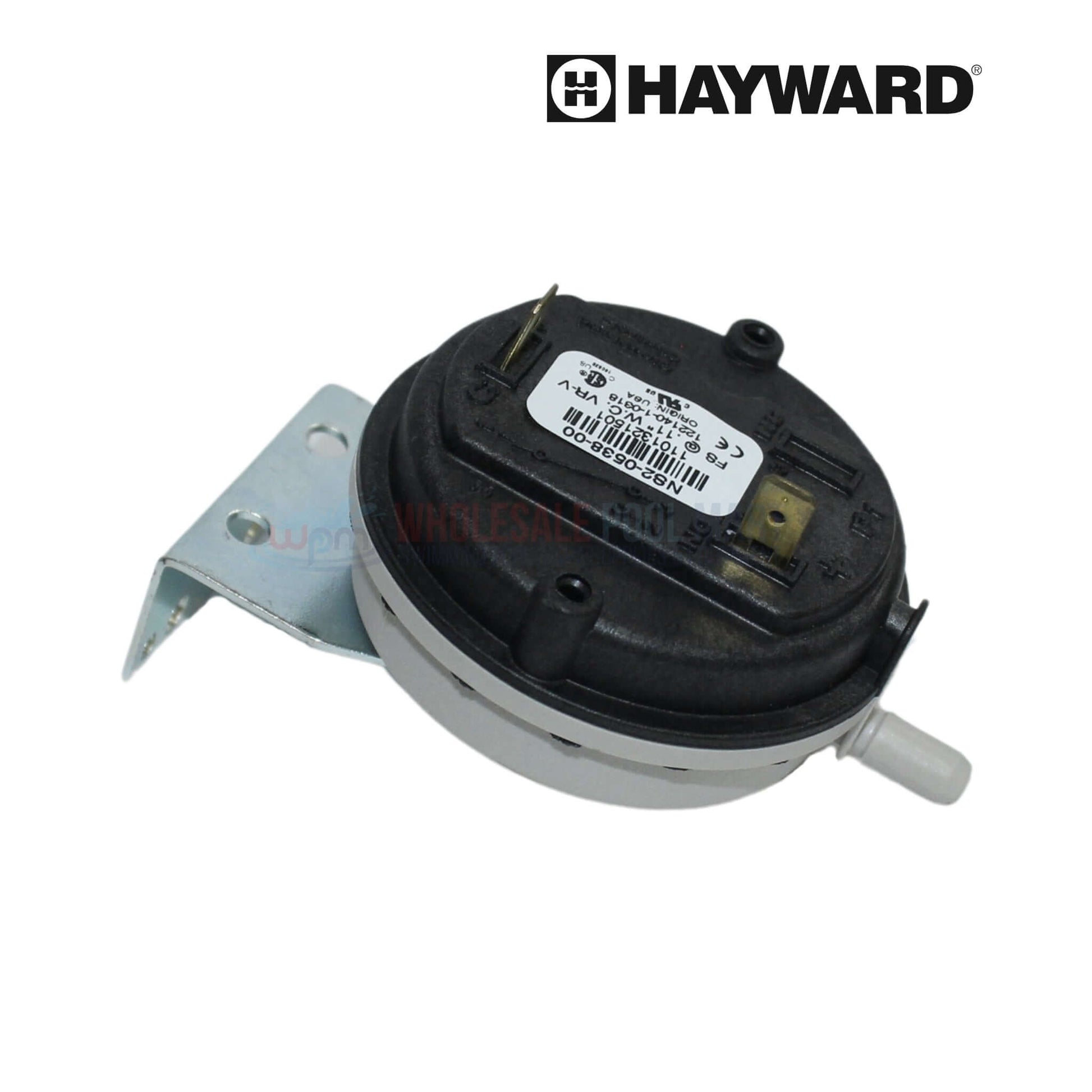 Hayward air pressure switch IDXAPS1930 for H-Series heaters at Wholesale Pool Mart WPM, ensuring optimal performance.