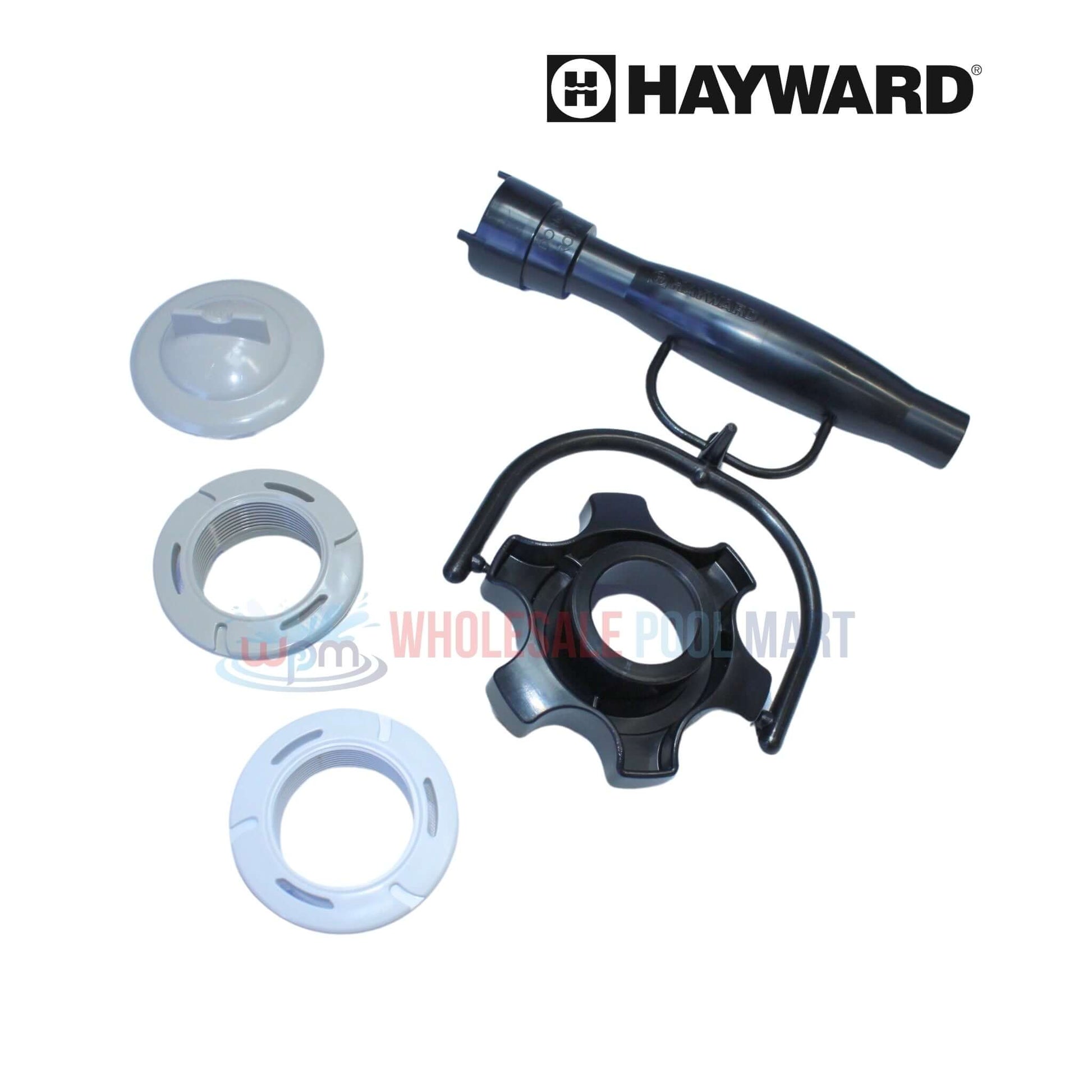 Hayward pool light installation kit with tools and attachments from Wholesale Pool Mart WPM for ColorLogic 320 lighting.