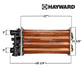 Hayward Heat Exchanger Assembly FDXLHXA1400 dimensions 27x35.25 inches for H400FD heaters from Wholesale Pool Mart WPM.