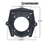 Hayward Motor Mounting Plate top view with dimensions, compatible with Super II Pumps, SKU SPX3000F, from Wholesale Pool Mart WPM.