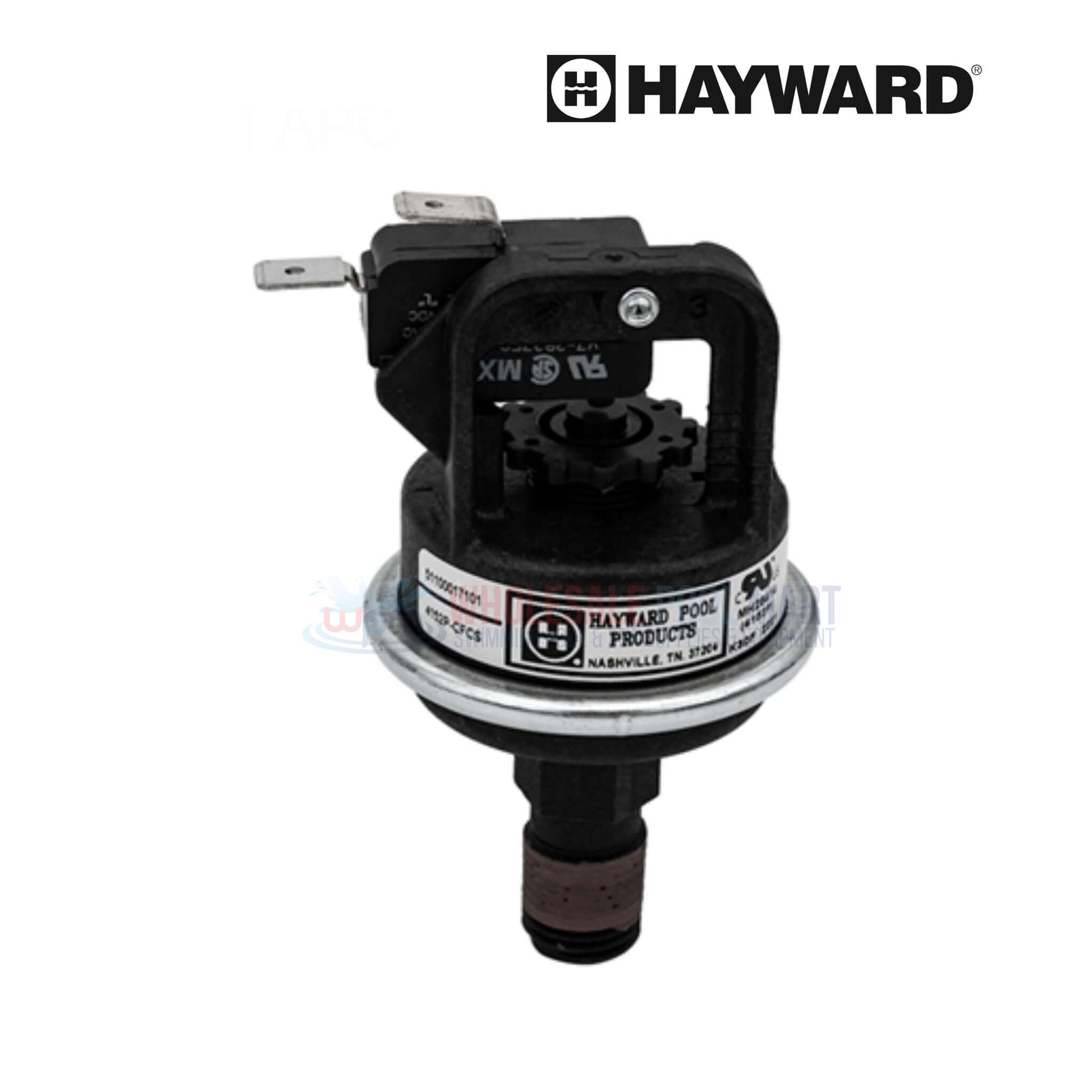 Hayward Pressure Switch Assembly HAXPSA1930 for H-Series ED1 ED2 heaters from Wholesale Pool Mart WPM.