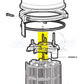Hayward ProGrid Filter Rod Assembly diagram with ROD60-H highlighting secure connection in pool filtration system from Wholesale Pool Mart WPM.