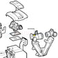 Diagram showing Hayward Thermistor FDXLTER1931 parts for Universal HC Series HDF400 Heater at Wholesale Pool Mart WPM.