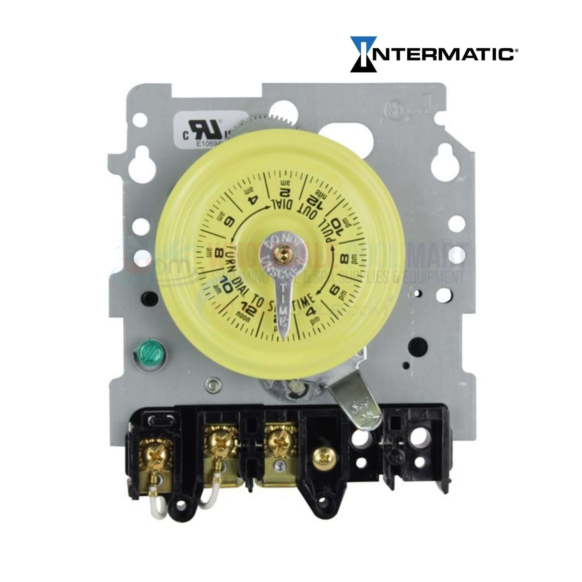 Intermatic T101M 24 Hour Mechanical Time Switch Mechanism by Wholesale Pool Mart WPM for efficient load control.