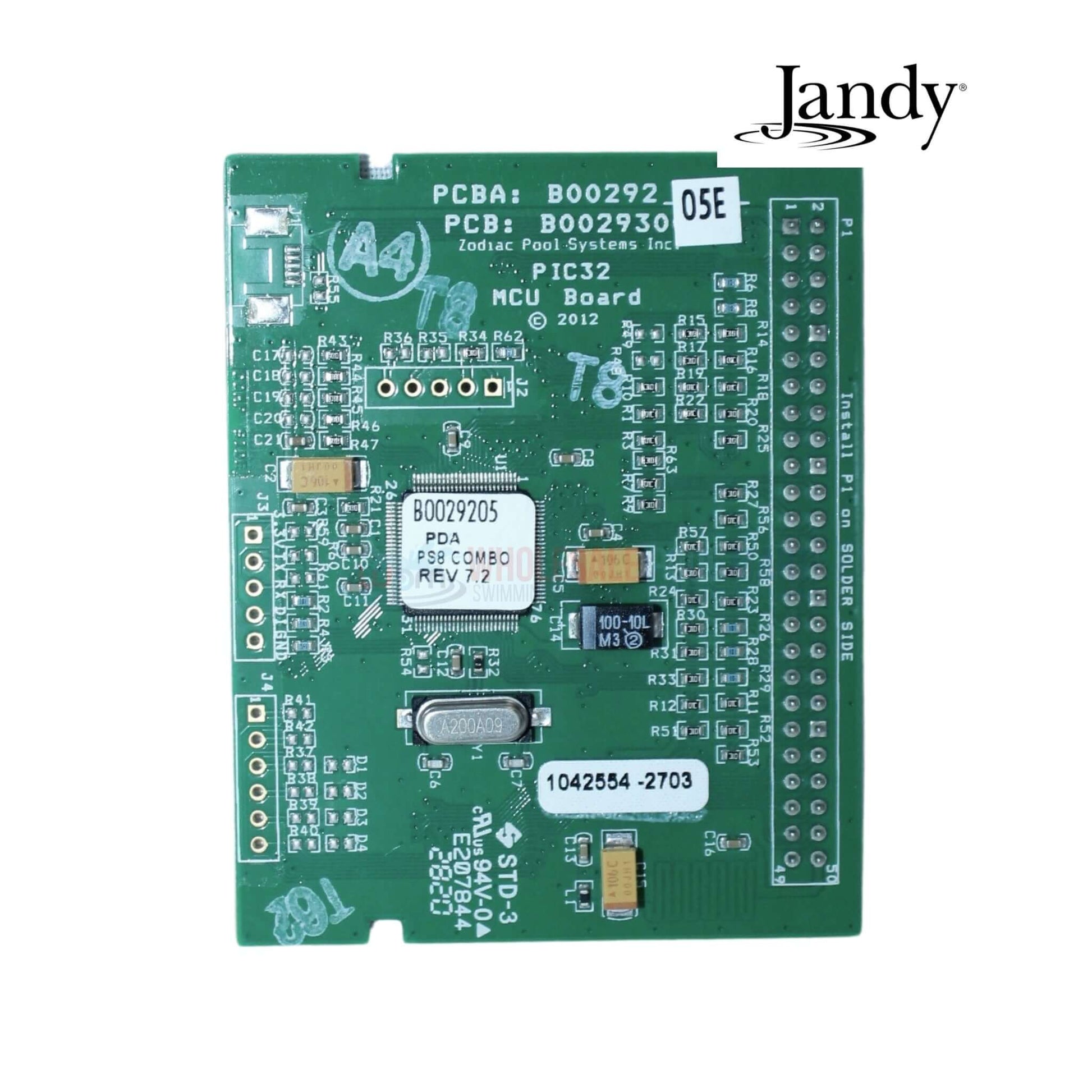 Jandy 50-Pin CPU Board R0586104 for AquaLink PDA-PS8, available at Wholesale Pool Mart WPM.