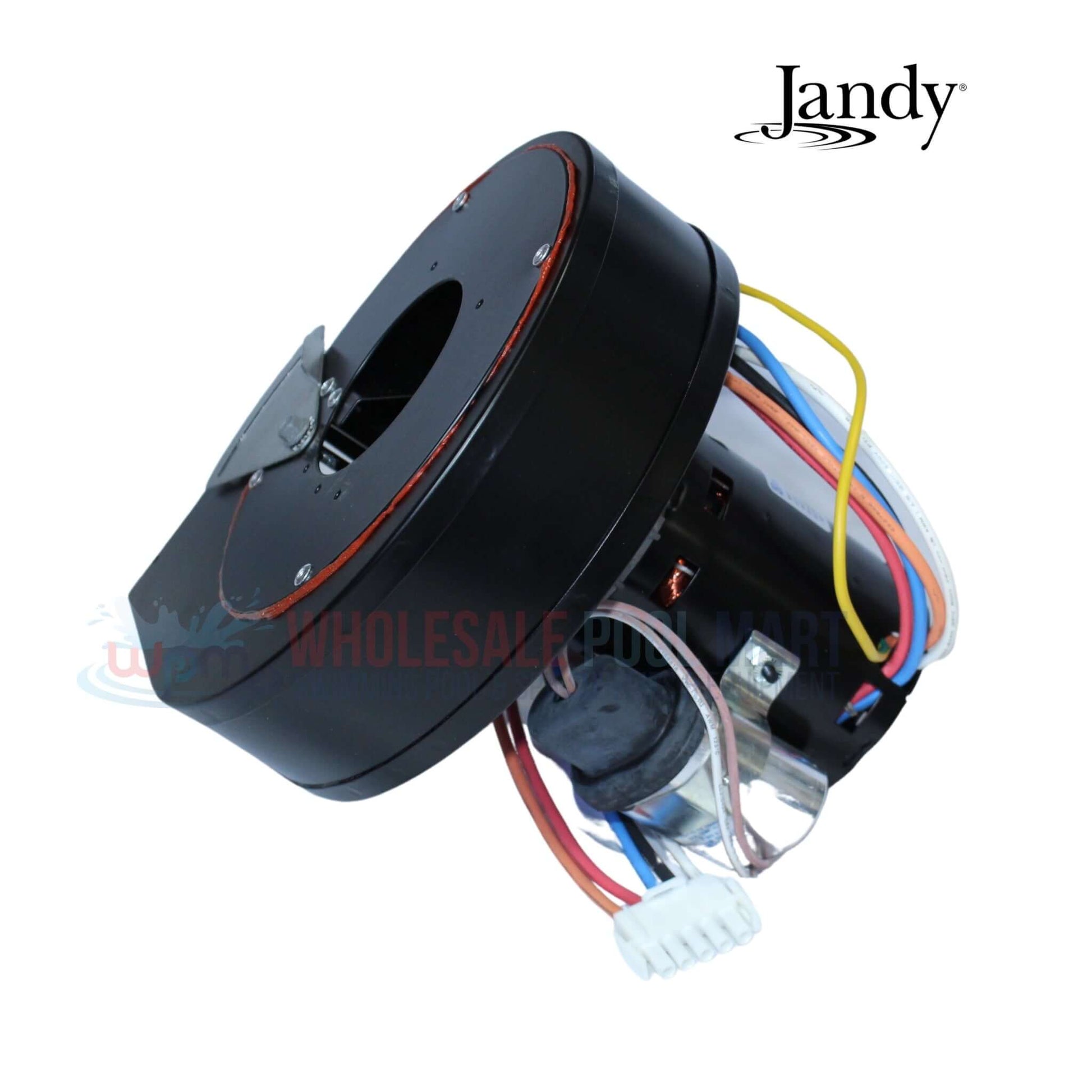 Jandy Blower Assembly with Gasket R0455600 for LXI heaters at Wholesale Pool Mart WPM, ensuring optimal performance.