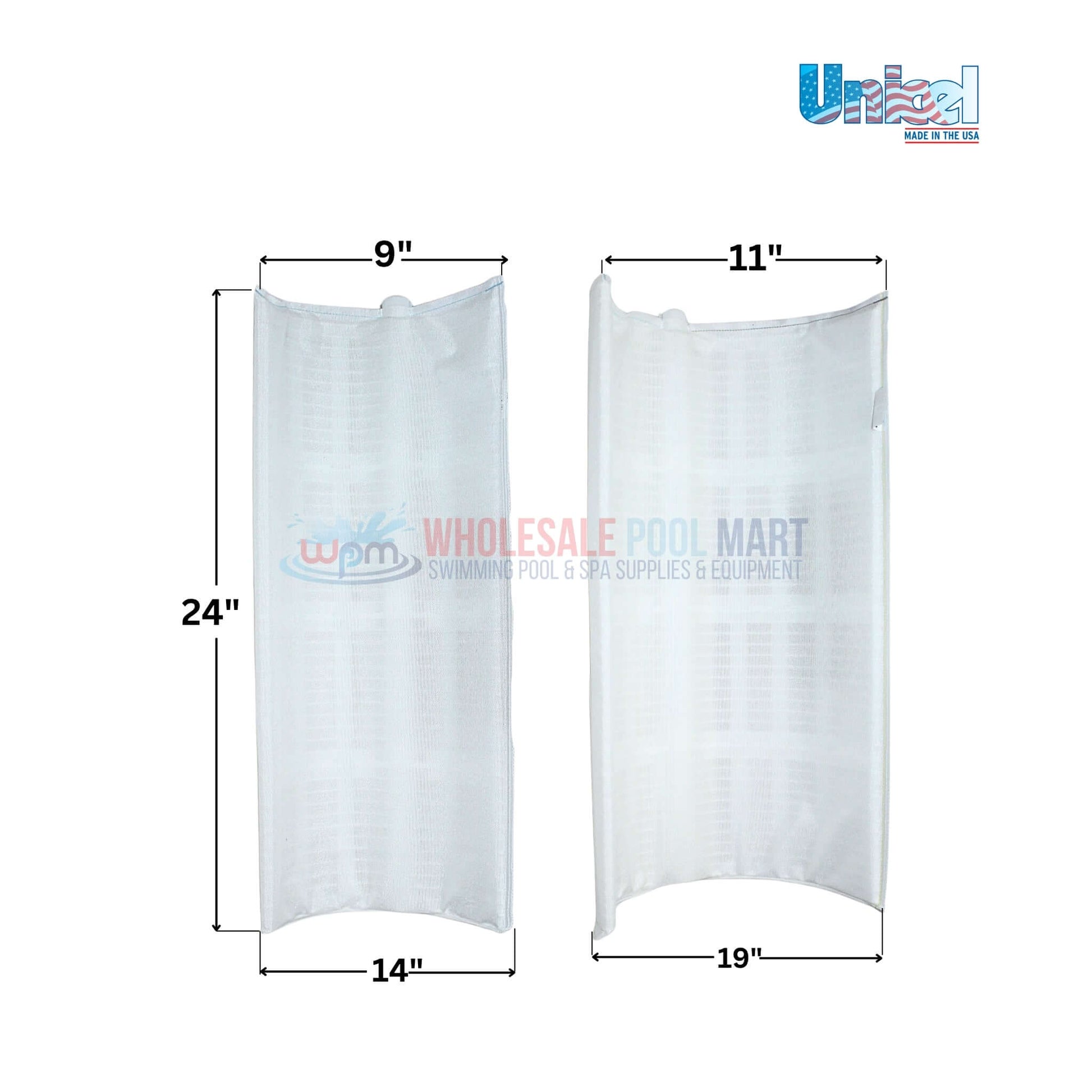 Jandy DEV Series DE filter replacement grids from Wholesale Pool Mart, 7 large & 1 partial, made in USA, optimal pool filtration.
