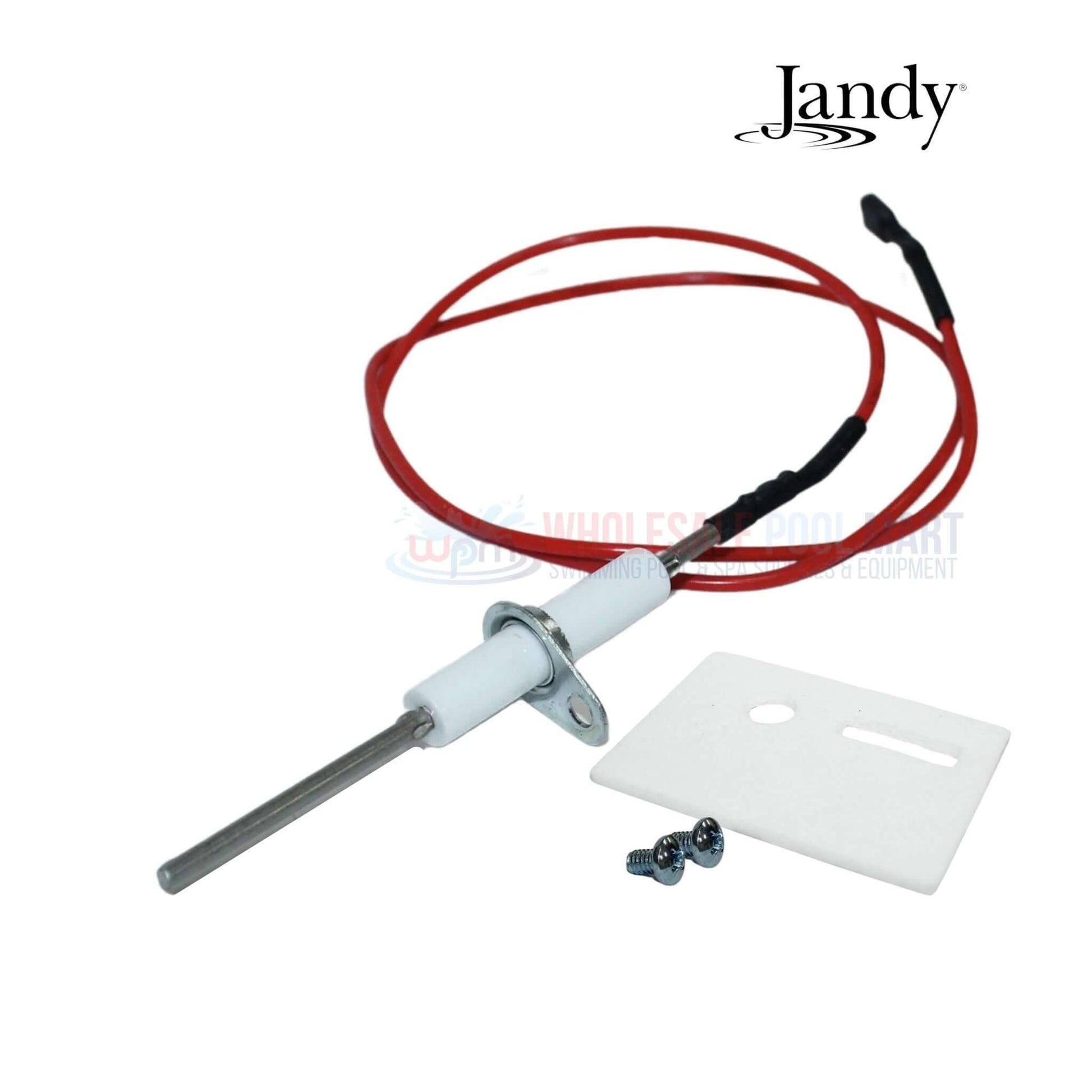 Jandy Flame Sense Rod R0334800 for LX LT heaters, available at Wholesale Pool Mart WPM, essential for safe heating.