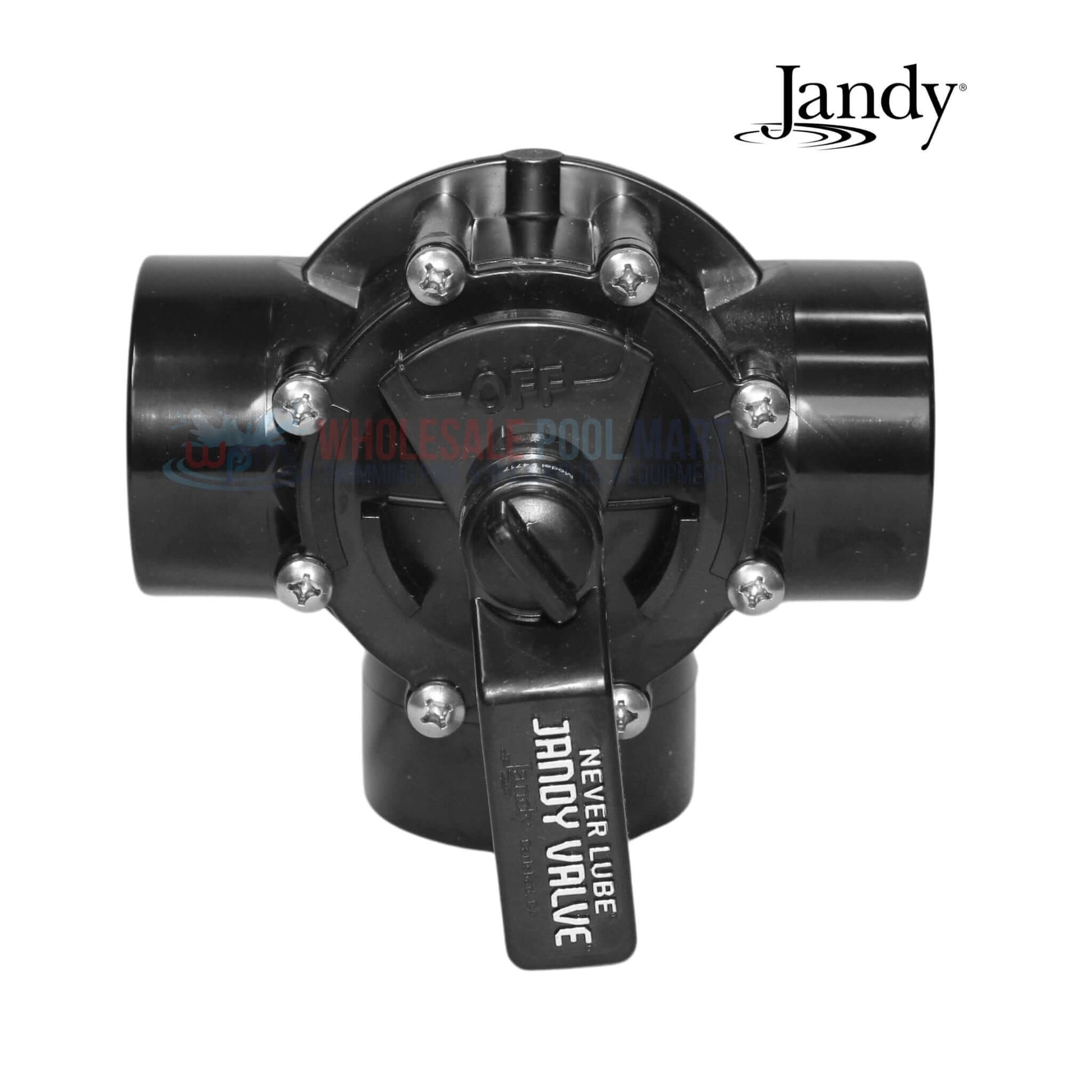 Jandy Neverlube 3 Port Diverter Valve 4717 for pool and spa systems, sold by Wholesale Pool Mart WPM.