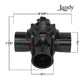 Jandy Neverlube 3 Port Diverter Valve 4719 for efficient flow management in pools - Wholesale Pool Mart WPM